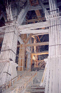 Wieliczka salt mine: timbering (tony audsley)