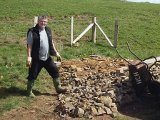 digging hut foundations