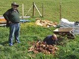 cave digging at home close hole, Wigmore