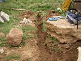 home close hole, wigmore cave dig drainage trench