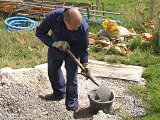 Home Close Hole, cave digger Ian Gregory (Slug)