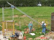 The headframe with bracings