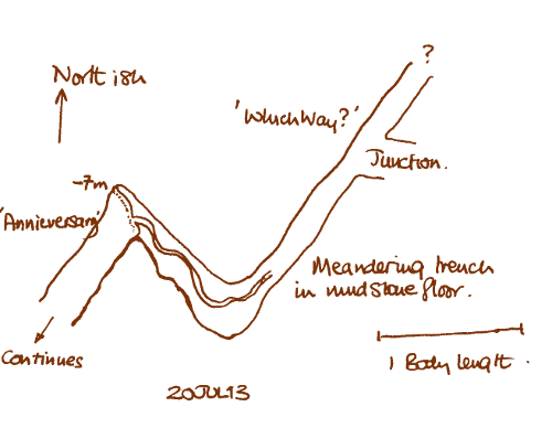 Sketch plan of entrance to Annieversary