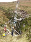 Counterbalance winch, Campbell's Dig, Assynt, Scotland